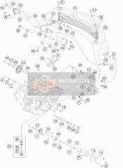 76438035000, Pipe Oil Line Connector, KTM, 0