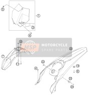 7730821000004, Spatbord Voorkant Smr 08, KTM, 2