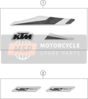 79108098017, Sticker Set 450 SX-F 2020, KTM, 0