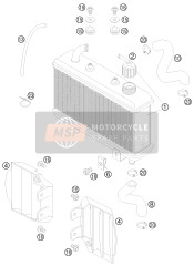 45135026000, Radiator Hose Sx Jun.''Lc'' 2001, KTM, 0