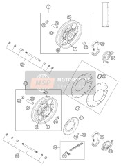 45110092000, Wiel Afdekking Cpl. 50SX Lc 03, KTM, 0