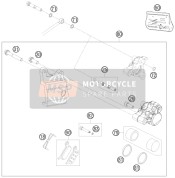 Bremssattel hinten