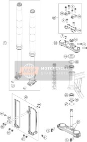 46101094000EB, Fork Protector Set 65 Sx, KTM, 0