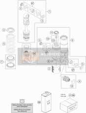 Shock Absorber Disassembled