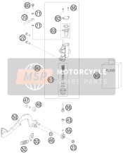 Commande de frein arrière