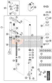 Forcella anteriore, Triplo morsetto