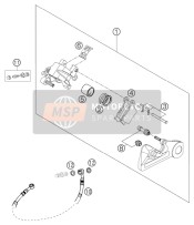 Bremssattel hinten