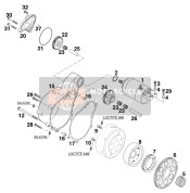 KTM 620 EGS-E 37KW 11LT ORANGE Europe 1997 Shock Absorber - MSP