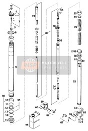 Front Fork Disassembled