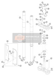 Forcella anteriore, Triplo morsetto