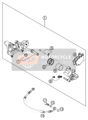 59013090000, Brake Pad Set Rear Sinter 03, KTM, 1