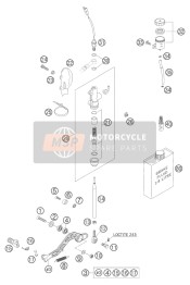 Commande de frein arrière