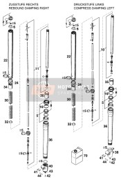 Front Fork Disassembled