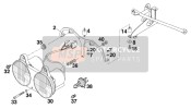 58414019000, Caoutchouc D Optique Sting, KTM, 2