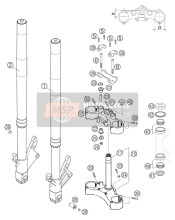 Tenedor frontal, Abrazadera triple