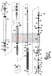 Front Fork Disassembled