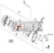 Bremssattel vorne