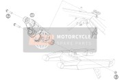 03187L0301, Ammortizzatore 65 Sx, KTM, 0