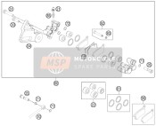 Bremssattel hinten