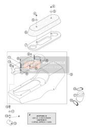 58403002010, Rubber Grommet 20X15-M6X8-(2), KTM, 0