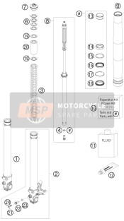 S604800000000C1, Dirtscarper Skf 48mm Black, KTM, 2