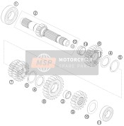 56533016300, Stop Disk 22,7 X 32 X 1,5, KTM, 0