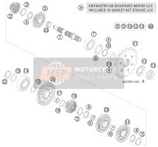 75033016000, Sliding Gear 6TH G.         07, KTM, 0