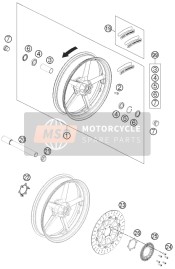 76009063000, Distance Sensor Wheel, KTM, 0