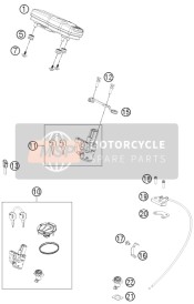 76011067100, Chiave Nera 690 Duke, KTM, 0