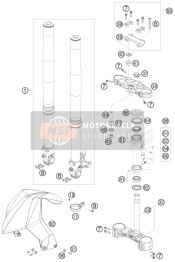 Forcella anteriore, Triplo morsetto