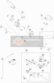 25002033000, Cover Hydr. Clutch Dot Cpl., KTM, 2