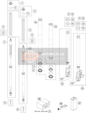 R514, Spring Spacer Kit, KTM, 2