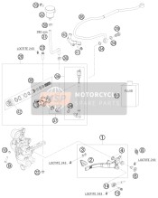 7651305014401S, Voet Br. LEVER+ Step Bord 09, KTM, 0