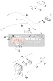 78114028000, Flasher Lens L/s R/s Transp., KTM, 1