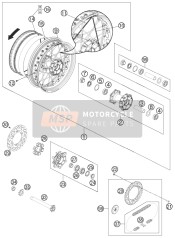 7501010104404S, Rear Wheel Cpl.5X17'' Tubeless, KTM, 0