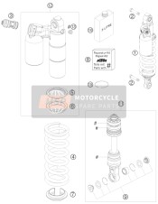 R15004, Kit Riparazione Ammortizzatore, KTM, 3