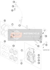 Bremssattel vorne