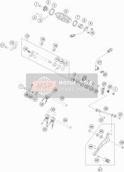 0019050106S, Hex Lobe Countersunc Screw M5X10 - 10.9, KTM, 3