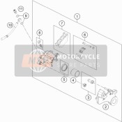 Bremssattel hinten