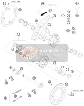 47010074148, Spaak Achter 14' 4/3,5/4-148 07, KTM, 0