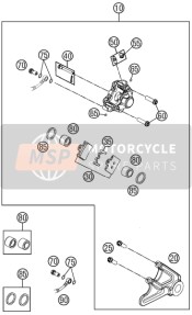 Bremssattel hinten