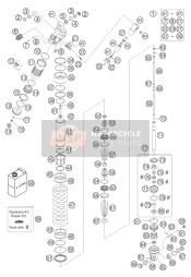 50180210, Washer 16X21X1, KTM, 2