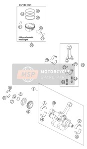 Albero motore, Pistone