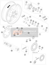 60010365118, Catena Ruota Post. 525 Mg., KTM, 0