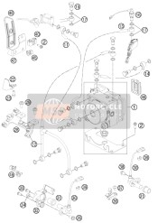 60142026000, Cable Support Swing Arm 06, KTM, 1