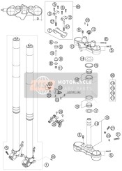 Forcella anteriore, Triplo morsetto