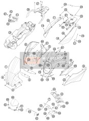 62108019000, Rear End Lower Part  11, KTM, 1