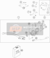 61013001100, Pompa Freno Ant., KTM, 0