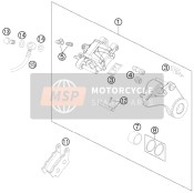 Bremssattel hinten