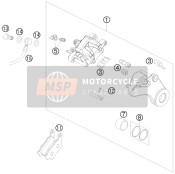 Bremssattel hinten